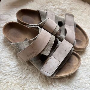 Birkenstock Uji Nubuck Suede Sandals 42
